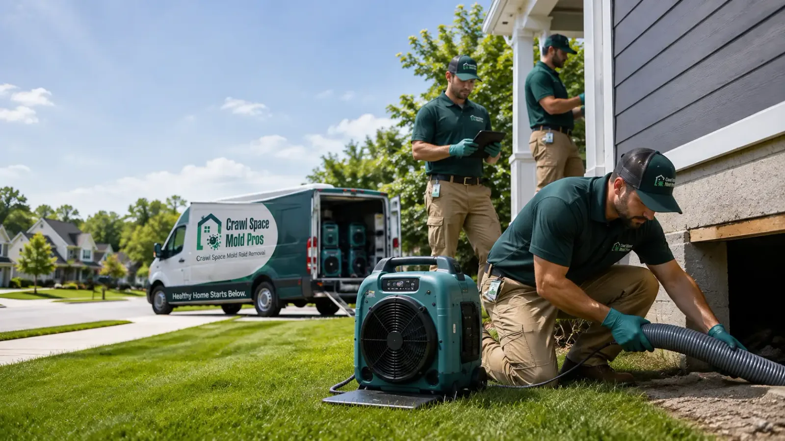 Crawl Space Mold Removal in Julian, PA